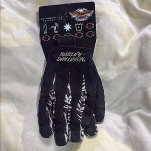 Harley-Davidson Black Riding Gloves